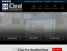 Tablet Screenshot of idealautoimports.com